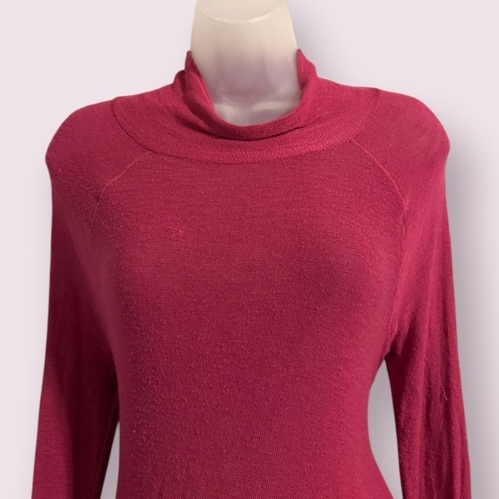 Free People Intimately Cowl Neck Tunic Top Long Sleeve Stretch Layering Size M - Picture 5 of 6